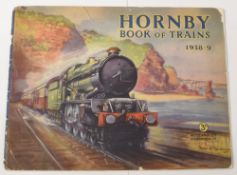 Railway Models: Hornby Book of Trains 1938-39. Has 42 pages. Coloured illustration of a LMS
