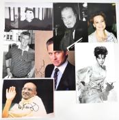 Film & TV Star Autographs to consist of David Lodge & Bert Weedon, Frank Finlay, Eartha Kitt,