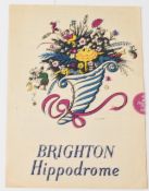 Entertainment: Tommy Trinder at The Brighton Hippodrome Monday 10th March 1941. Programme of 4 pages