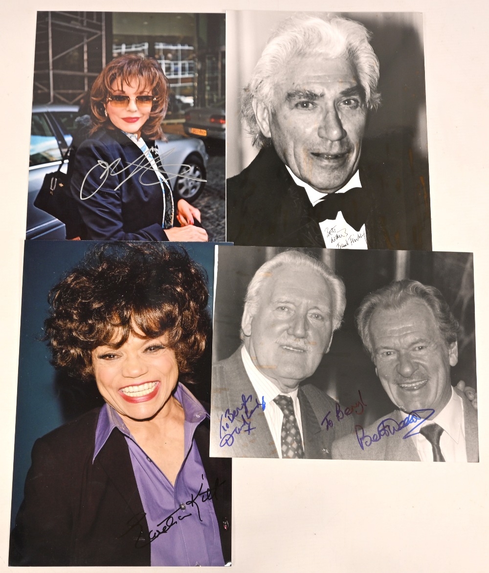 Film & TV Star Autographs to consist of David Lodge & Bert Weedon, Frank Finlay, Eartha Kitt, - Image 2 of 2