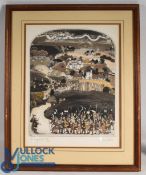 Clarke, Graham, 1941 - 'Men of Kent', 1986, colour etching, from the History of England series,