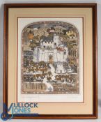 Clarke, Graham, 1941 - 'The Rufus Spratling Chronicle', 1986, colour etching, from the History of