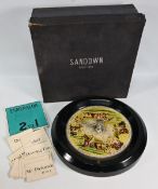 Horse Racing: Sandown Horse Race Game circa 1890-1910s. A very expensive well-made game with Spinner