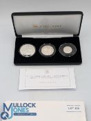 Jubilee Mint 50th Anniversary of the Moon Landings Coin Set. Solid Silver Proof coins 925/1000