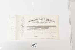 Horse Racing: Whitehaven Race Stand Company Limited 188- Certificate for £25 shares, unissued with