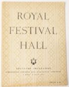 Exhibition: Festival of Britain 1951, Royal Festival Hall Souvenir Programme. Ceremonial Opening and