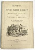 Railways: Handbook to The Severn Valley Railway by J Randall 1863. An interesting 50 page