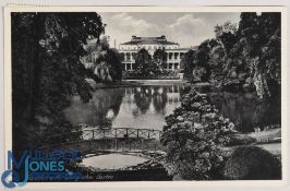 Zeppelin Postcard Stamped Dentschlandfahrt 1st May 1937 this flight was cancelled instead the mail