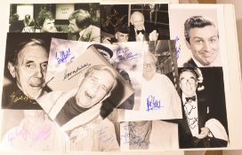 Comedy Stars Autographs to consist of Black & White photographs signed by Des O'Conner, Ronnie