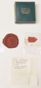 Seals of the Bailiffs of Shrewsbury together with c1400 3 Lions Passant Guardant seal (2)