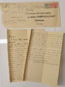 Letter Frederick Cornwallis Conybeare, FBA (14 September 1856 - 9 January 1924) was a British