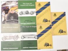 Bugatti Car Magazines to consist of 1987 Motorfair booklet, November 1954 Bagantics Owner s Club