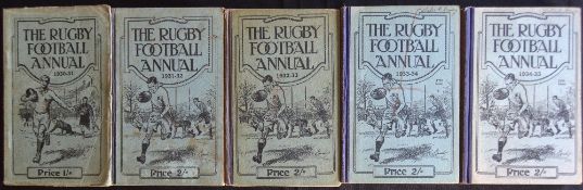 1930-1935 The Rugby Football Annual (5): Attractive and informative, the popular series in