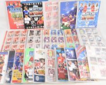 18 Part Complete Panini & Topps, Match Attax Football Card Albums from various seasons and