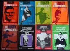 1968-75 inc Rugby Almanack of New Zealand (8): The more modern, chunkier style with varying
