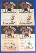 1947/48 Manchester United home match programmes v Liverpool, Charlton Athletic, Sheffield Utd, Stoke