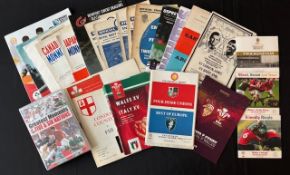 Rugby Miscellany (36): Programmes inc RWC 2015, 1950s Services, England v France Disaster Fund 1974,
