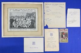 Selection of Shrewsbury Town items including 1907/08 London Daily Chronicle Shrewsbury Town football
