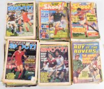 c1980-1990 Shoot, Match Roy of the Rovers Football Magazines, a mixed used lot # 120