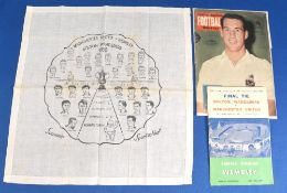 1958 FAC Final programme Manchester United v Bolton Wanderers at Wembley 3 May 1958; Charles