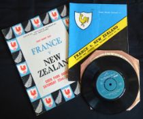 1961 New Zealand v France Test Rugby Programmes/Recording (3): From the epic series, two tests