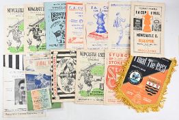 1951 Newcastle United FAC Winners at Wembley plus the Cup run from the 3rd round onwards. Programmes