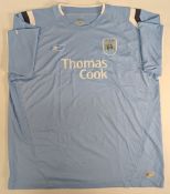 2004-2005 Manchester City Home Replica Reebok Football Shirt, short sleeve with first Advice sponsor