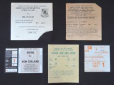 1976 in SA, Rugby Tickets v NZ All Blacks (5): Examples from the clashes with E Transvaal, Quagga/