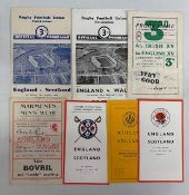 1942/1946 War and Postwar Season England Rugby Programmes (7): Great selection; the ‘Victory’