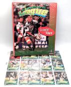 The Official Superstars of Rugby League 96, New Zealand card collector’s album 88 cards plus 8