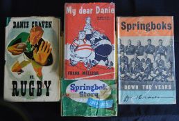 1949-60 Danie Craven Springbok Rugby Books Selection (4): 1949-53 Springbok Story; Danie Craven on