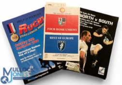 1990-2008 Charitable Causes Special Rugby Programmes (3): 4 Home Unions v Rest of Europe (Romania