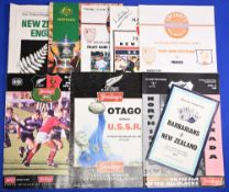 1978-1994 Tourists to NZ etc Rugby Programmes (9): UK Baabaas v NZ 1978; NZ v England (1st test)