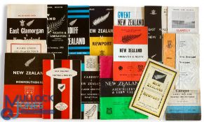 1953-73 New Zealand in Wales etc Rugby Programmes (20): 1953 v Cardiff and Newport; 1963 v
