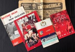1974-77 British and I Lions Selection (5): 74, JBG Thomas’ Tour Review, ‘The Invincible Lions’, W