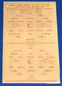 1951/52 Championship season Manchester United Public Trial matches at Old Trafford 11 August 1951