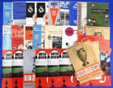 1967/68 Manchester United complete season home match programmes nos. 1 – 29 including Tottenham
