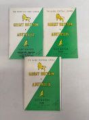 1959 and 1967 GB v Australia Rugby League Programmes (5): 1959, 2nd test at Leeds, 2 copies, one