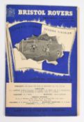 1955/56 Bristol Rovers v Manchester United FAC match programme 3rd round 7 January 1956 at