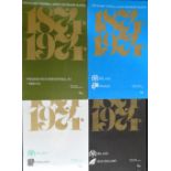 1974-5 Irish RFU Centenary Rugby Programmes (4): A little aging but generally G/VG, the special