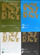 1974-5 Irish RFU Centenary Rugby Programmes (4): A little aging but generally G/VG, the special