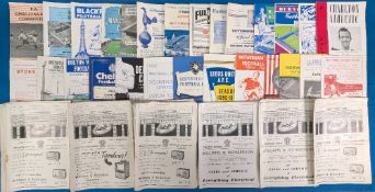 1959-1961 Luton Town Home & Away Football Programmes, league, cup, friendlies, x 57 homes, 26 away