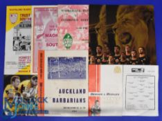1964-1990s Domestic NZ Rugby Programmes (10): Auckland v NZ Barbarians 1964; Wairarapa/Bush v
