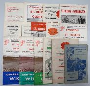 1948-1969 Lancashire R League Challenge Cup Finals (15): 1948 (poor), 1957 (worn), then 1958-1969