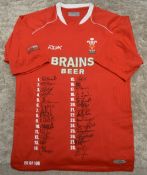 2005 Wales Grand Slam Squad Signed Limited Edition WRU Jersey: In super condition, unworn,
