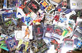 2023-2025 Panini Football Cards, a mixed loose collection, some in sleeves with noted cards of