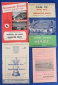 1956/57 Manchester United FAC match programmes Wrexham (A), Bournemouth (A), Birmingham City (FAC
