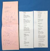 Rugby Union Autograph Book: a good autograph album of sportsmen, signed by Rory Underwood, Tony