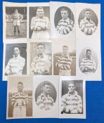 11x Period Wigan Rugby League Tean Players Postcards: G Banks, W Cunliffe, G Innes, Lionel