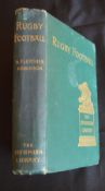 1896 Scarce early Rugby Book: Fletcher Robinson, Rugby Football. VG for age, light marks to green